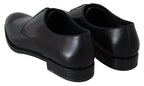 Dolce & Gabbana Black Leather SARTORIA Hand Made Shoes - Zeiniez