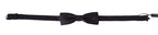 Dolce & Gabbana Gray Pattern Silk Adjustable Neck Papillon Bow Tie - Zeiniez