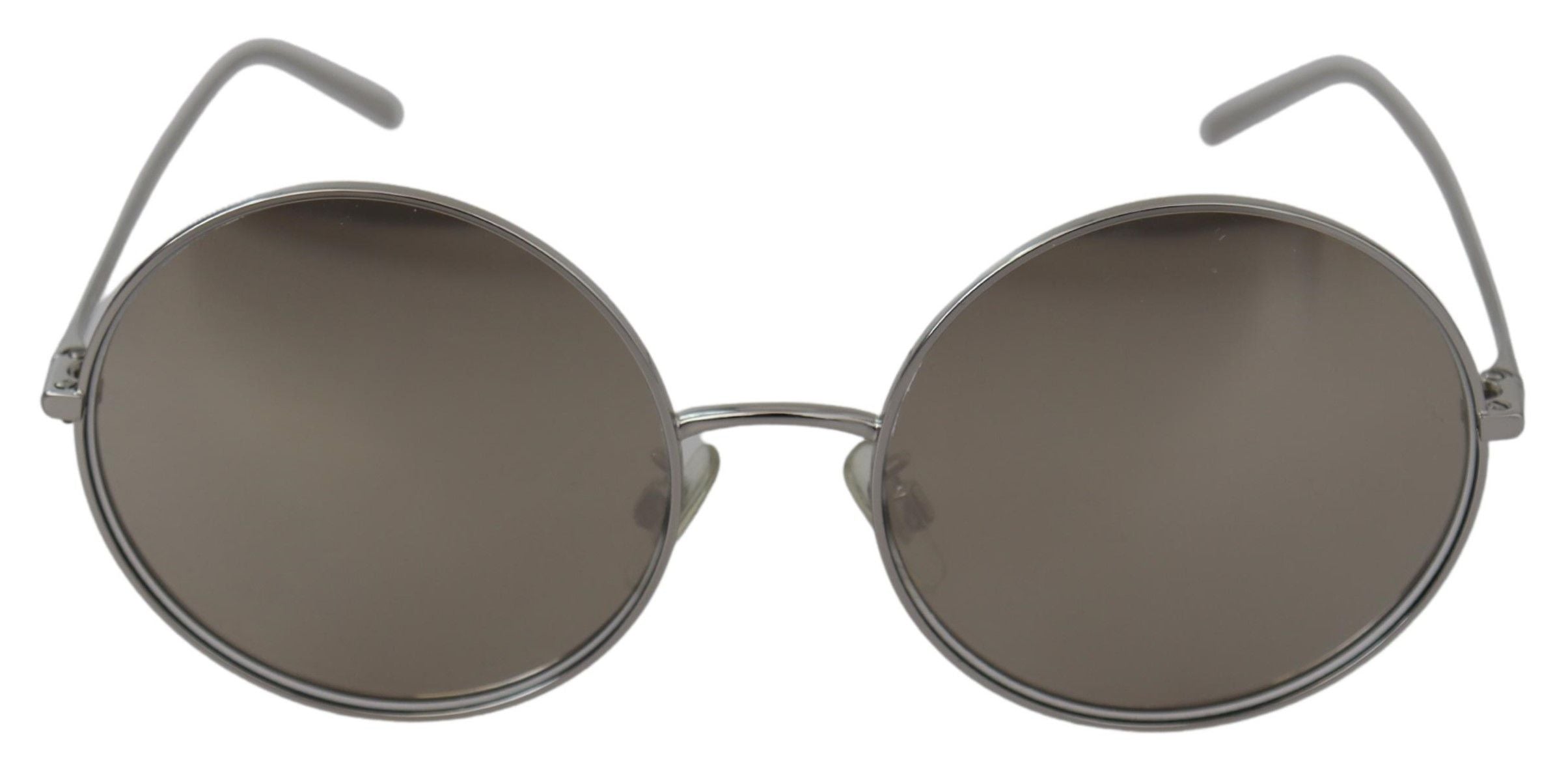 Dolce & Gabbana Silver Plated Round Gray Le nses Women Sunglasses - Zeiniez