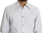Dolce & Gabbana Black White Polka Dots Dress Shirt - Zeiniez