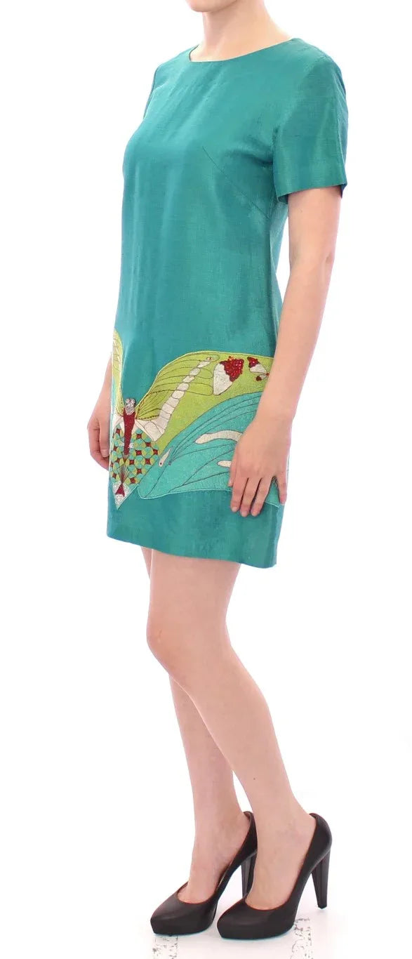 Lanre Da Silva Ajayi Green Above Knee Mini Dress - Zeiniez