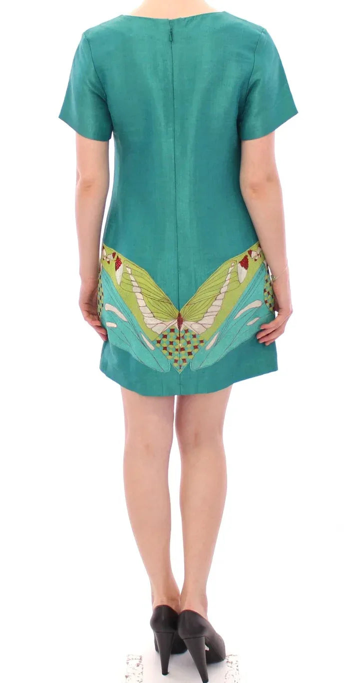 Lanre Da Silva Ajayi Green Above Knee Mini Dress - Zeiniez