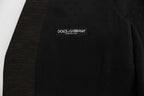 Dolce & Gabbana Black Wool Logo Dress Gilet Vest - Zeiniez