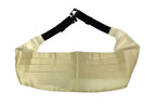 Dolce & Gabbana White Waist Silk Cummerbund Belt - Zeiniez
