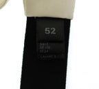 Dolce & Gabbana White Waist Silk Cummerbund Belt - Zeiniez