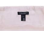 Dolce & Gabbana White Waist Tuxedo Smoking Belt Cummerbund - Zeiniez