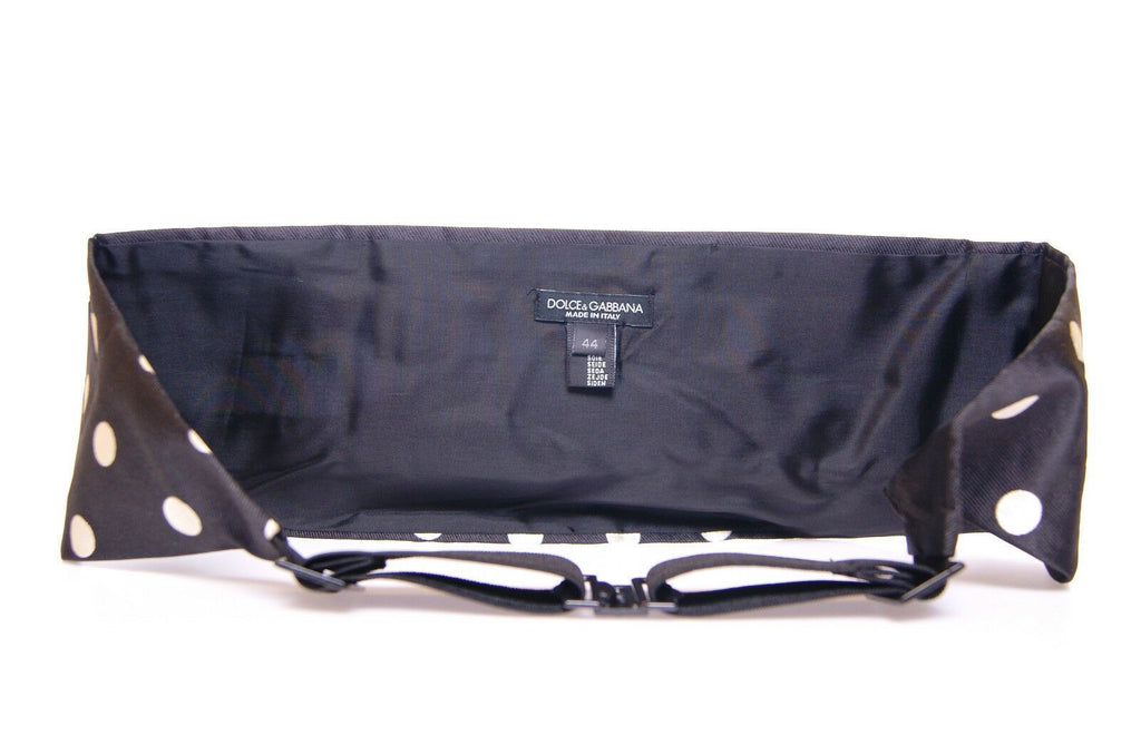 Dolce & Gabbana Black Waist Smoking Tuxedo Cummerbund Belt - Zeiniez