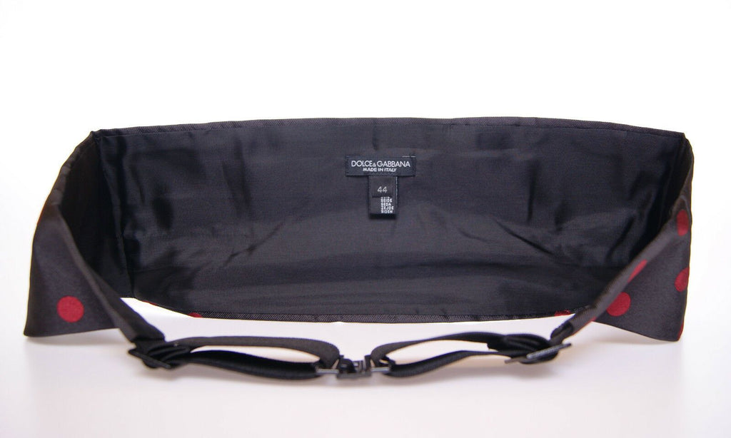 Dolce & Gabbana Black Waist Smoking Tuxedo Cummerbund Belt - Zeiniez