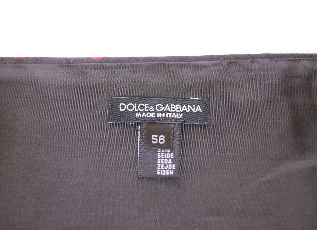 Dolce & Gabbana Black Waist Smoking Tuxedo Cummerbund Belt - Zeiniez