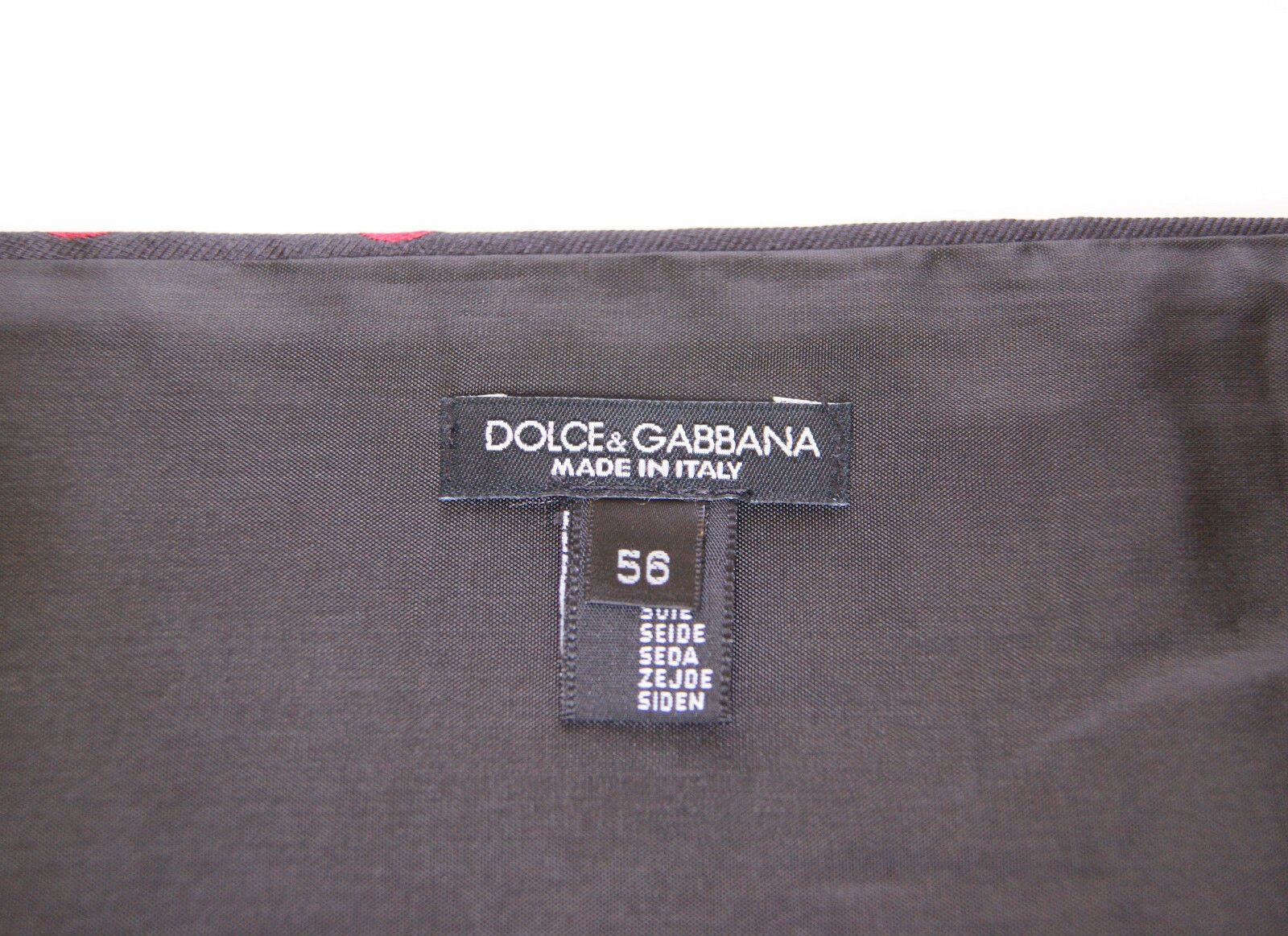 Dolce & Gabbana Black Waist Smoking Tuxedo Cummerbund Belt - Zeiniez