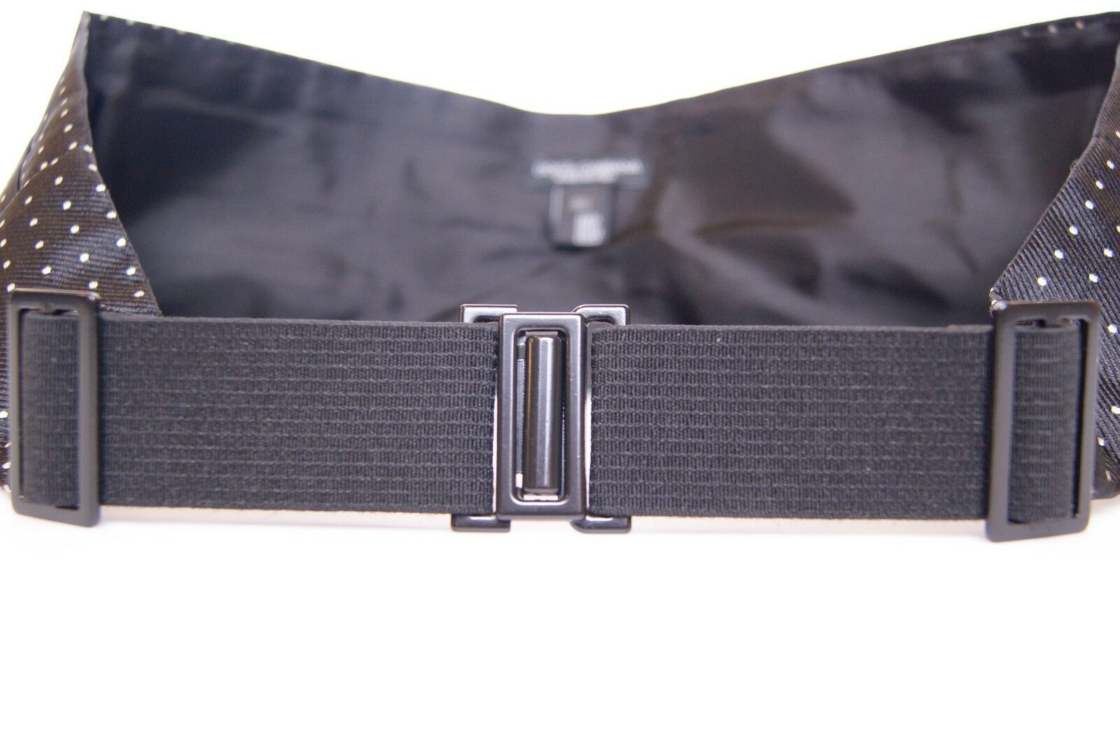 Dolce & Gabbana Black Waist Smoking Tuxedo Cummerbund Belt - Zeiniez