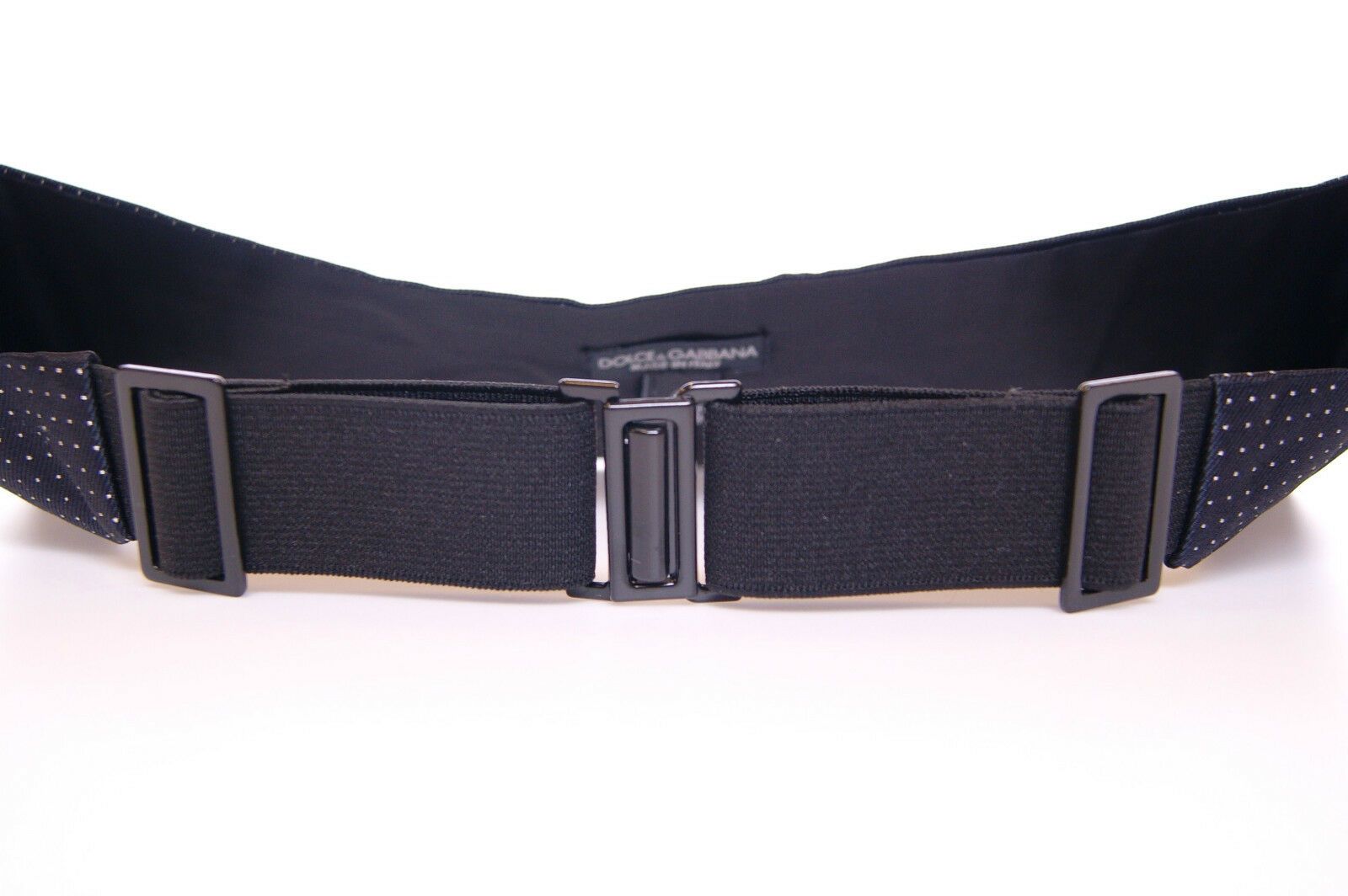 Dolce & Gabbana Blue Waist Smoking Tuxedo Cummerbund Belt - Zeiniez