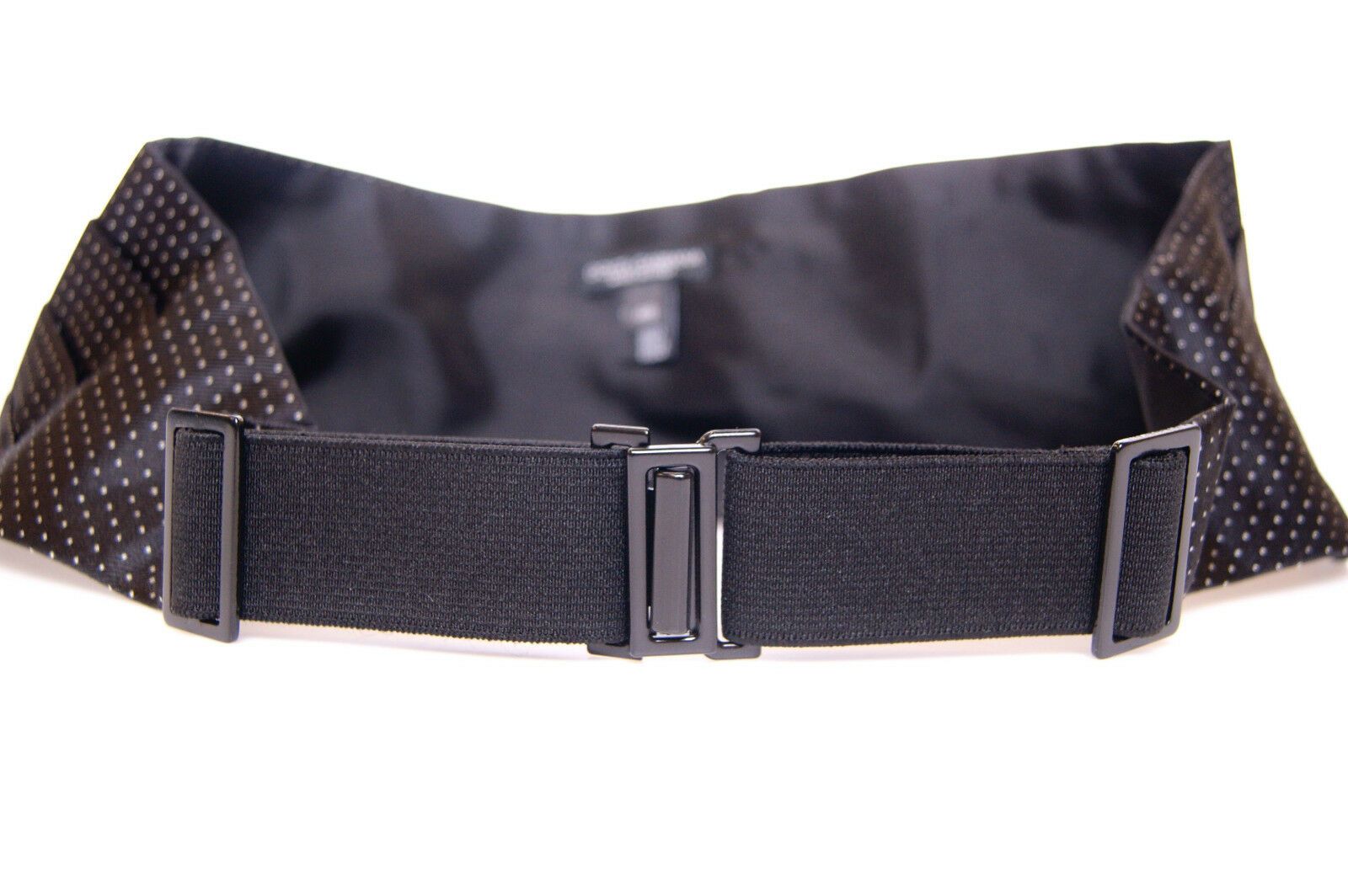 Dolce & Gabbana Black Waist Smoking Tuxedo Cummerbund  Belt - Zeiniez