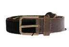 Dolce & Gabbana Brown Leather Logo Cintura Gürtel Belt - Zeiniez