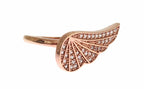 Nialaya Pink Gold 925 Silver Womens Clear CZ Ring - Zeiniez