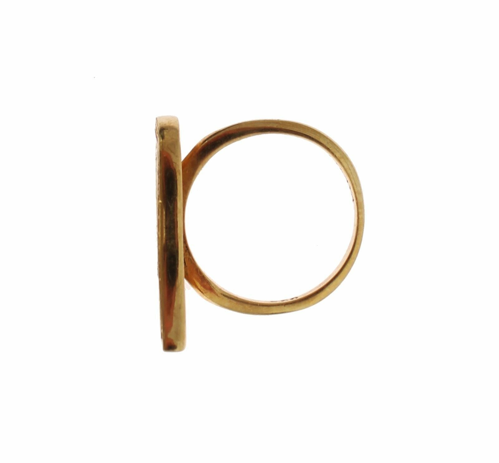 Nialaya Womens Clear CZ Gold 925 Silver Authentic Ring - Zeiniez