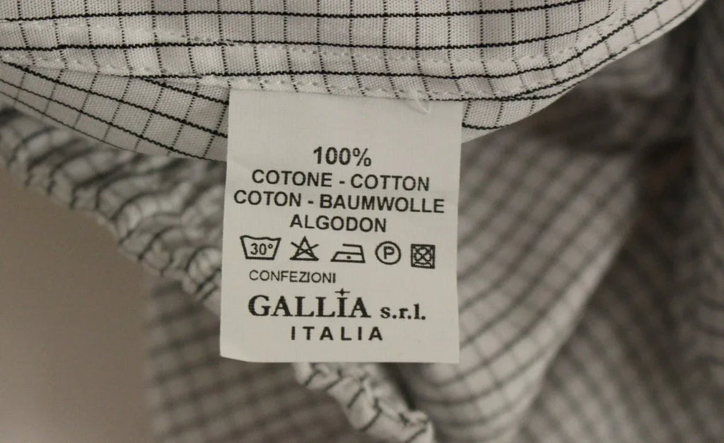 Andrea Incontri White Checkered Stretch Cotton Shorts - Zeiniez