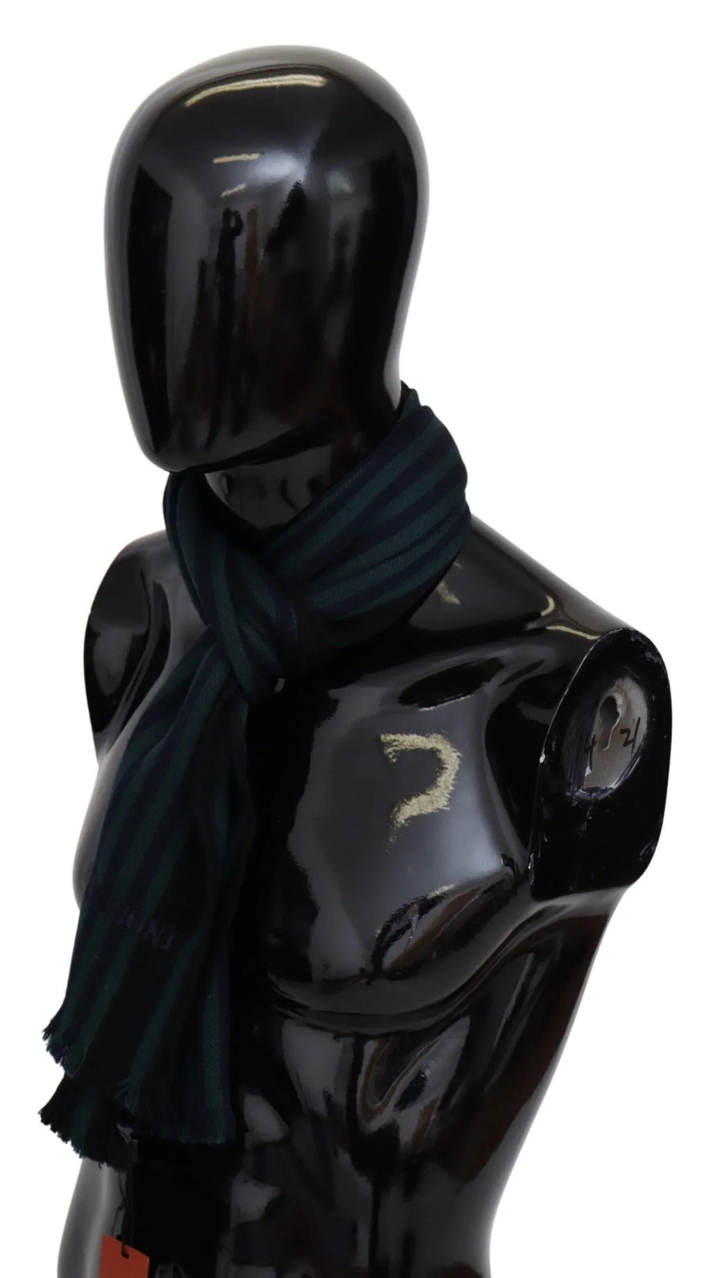 Missoni Multicolor Striped Wool Unisex Neck Wrap Shawl - Zeiniez