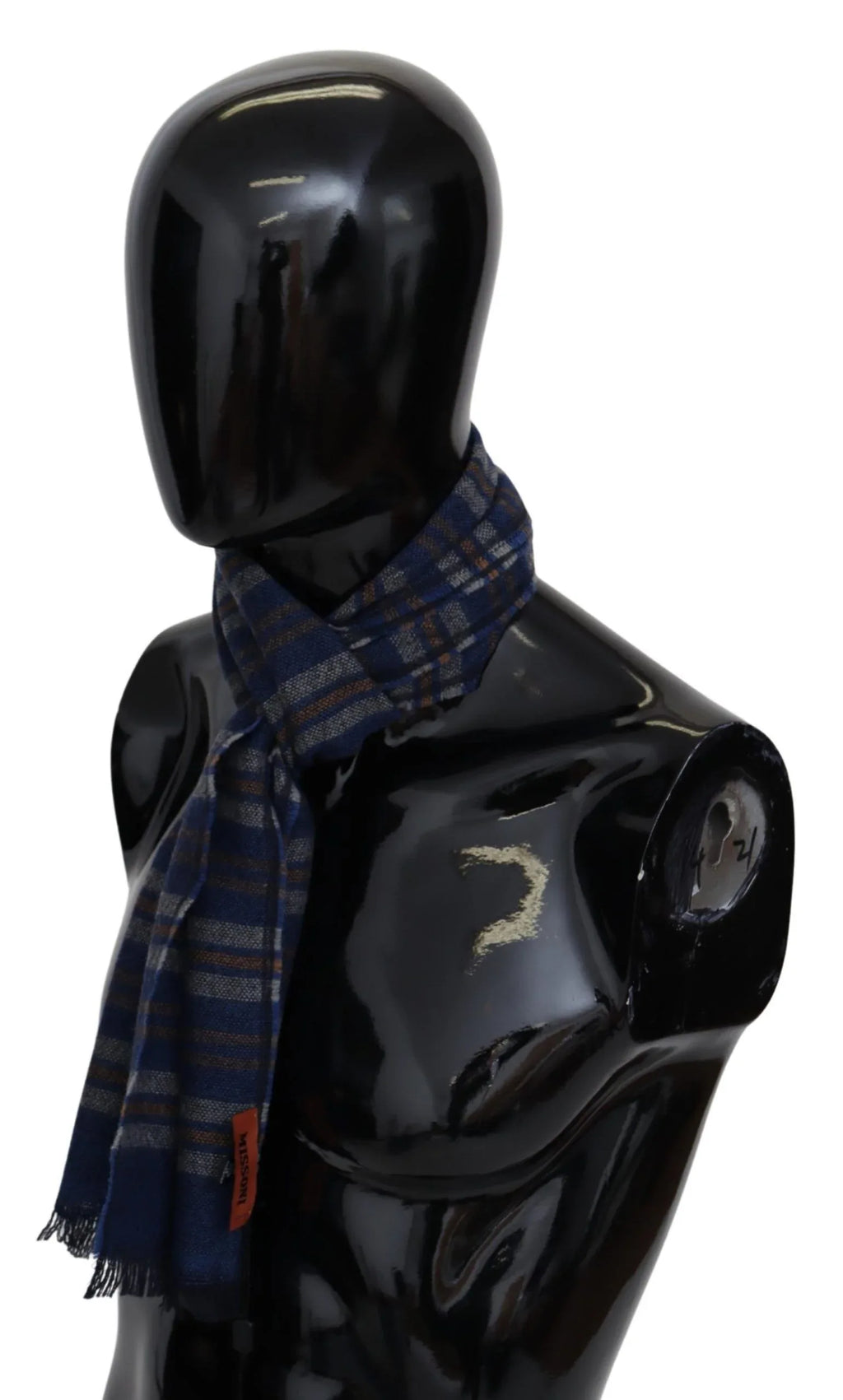 Missoni Multicolor Wool Striped Unisex Neck Wrap Shawl - Zeiniez