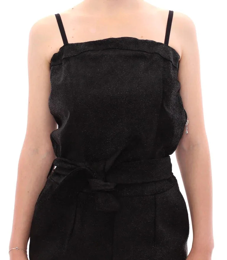 La Maison du Couturier Black Leather Jumpsuit - Zeiniez