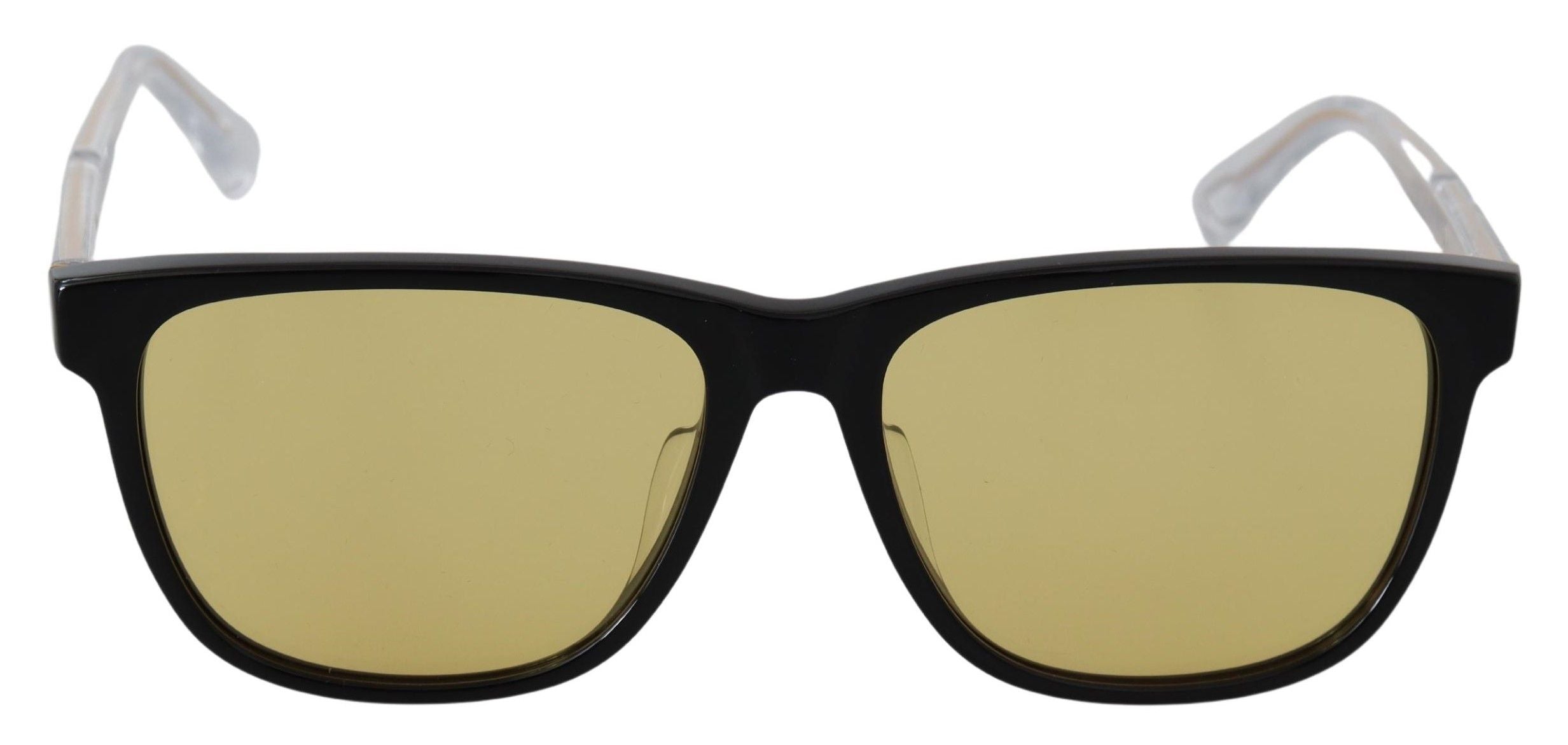 Diesel Black Frame DL0330-D 01E 57 Yellow Transparent Lenses Sunglasses - Zeiniez