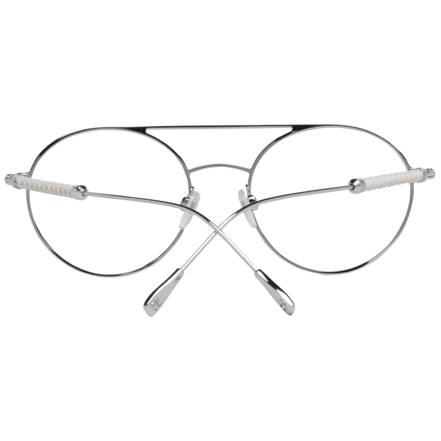 Tod's White Metal & Leather Glasses (Frames) - Zeiniez