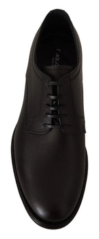 Dolce & Gabbana Black Leather Lace Up Mens Formal Derby Shoes - Zeiniez
