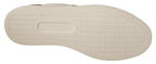 Dolce & Gabbana White Suede Leather Mens Low Tops Sneakers - Zeiniez