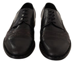 Dolce & Gabbana Black Leather Exotic Skins Formal Shoes - Zeiniez