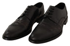 Dolce & Gabbana Black Leather Exotic Skins Formal Shoes - Zeiniez