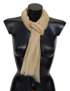 Missoni Beige Cashmere Unisex Neck Scarf - Zeiniez