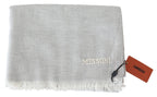 Missoni Gray Wool Knit Unisex Neck Wrap Scarf - Zeiniez