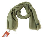 Missoni Green Cashmere Unisex Neck Wrap Scarf - Zeiniez