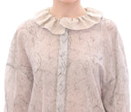 Vika Gazinskaya Blue Cotton Blouse Tunic - Zeiniez