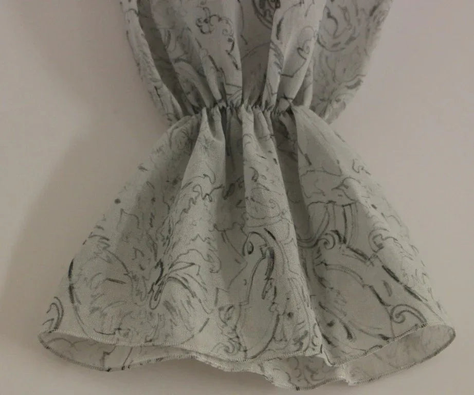 Vika Gazinskaya Blue Cotton Blouse Tunic - Zeiniez