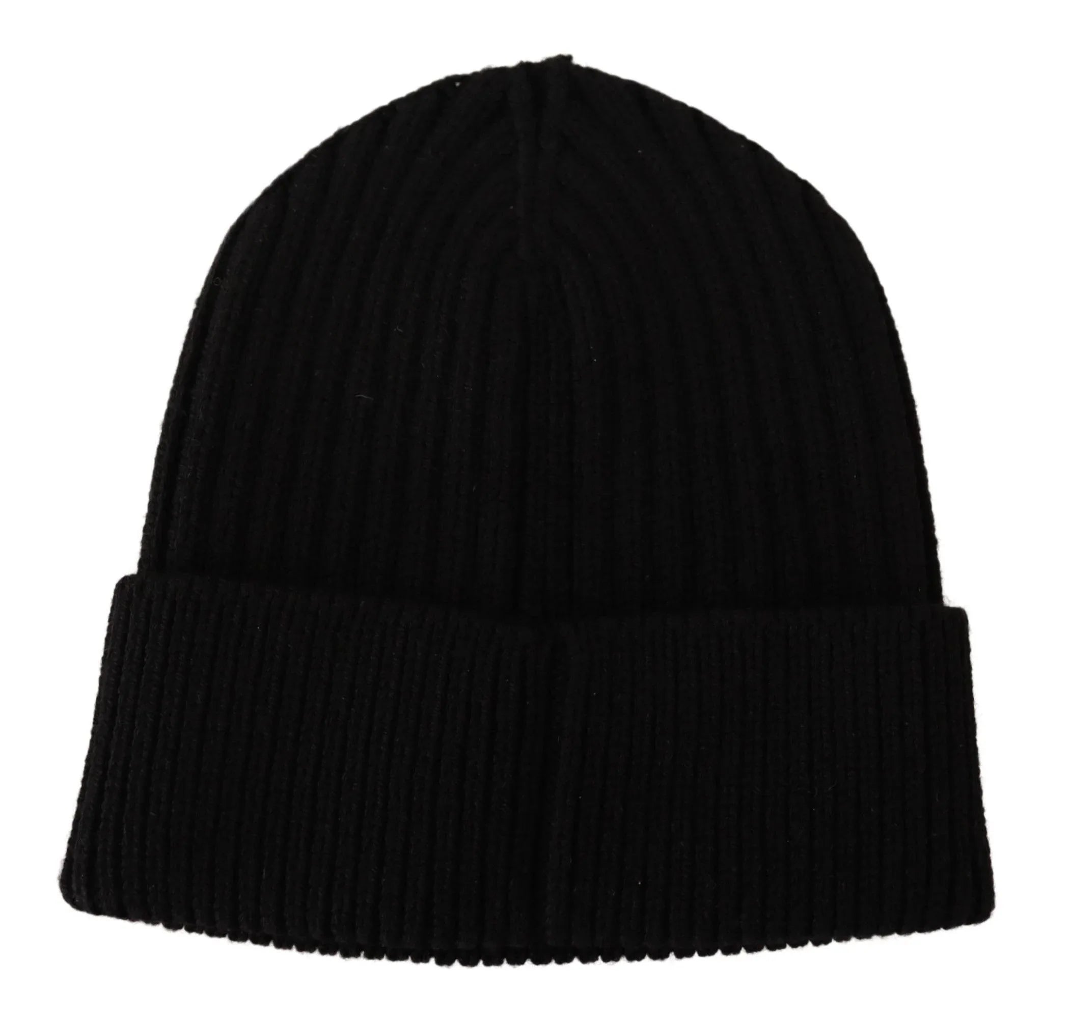 Dolce & Gabbana Black Wool Knit Women Winter Hat - Zeiniez