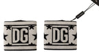 Dolce & Gabbana White Black Wool Logo #DGMILLENNIALS Wristband - Zeiniez