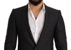 Dolce & Gabbana Gray Wool MARTINI Slim Fit Set Suit - Zeiniez