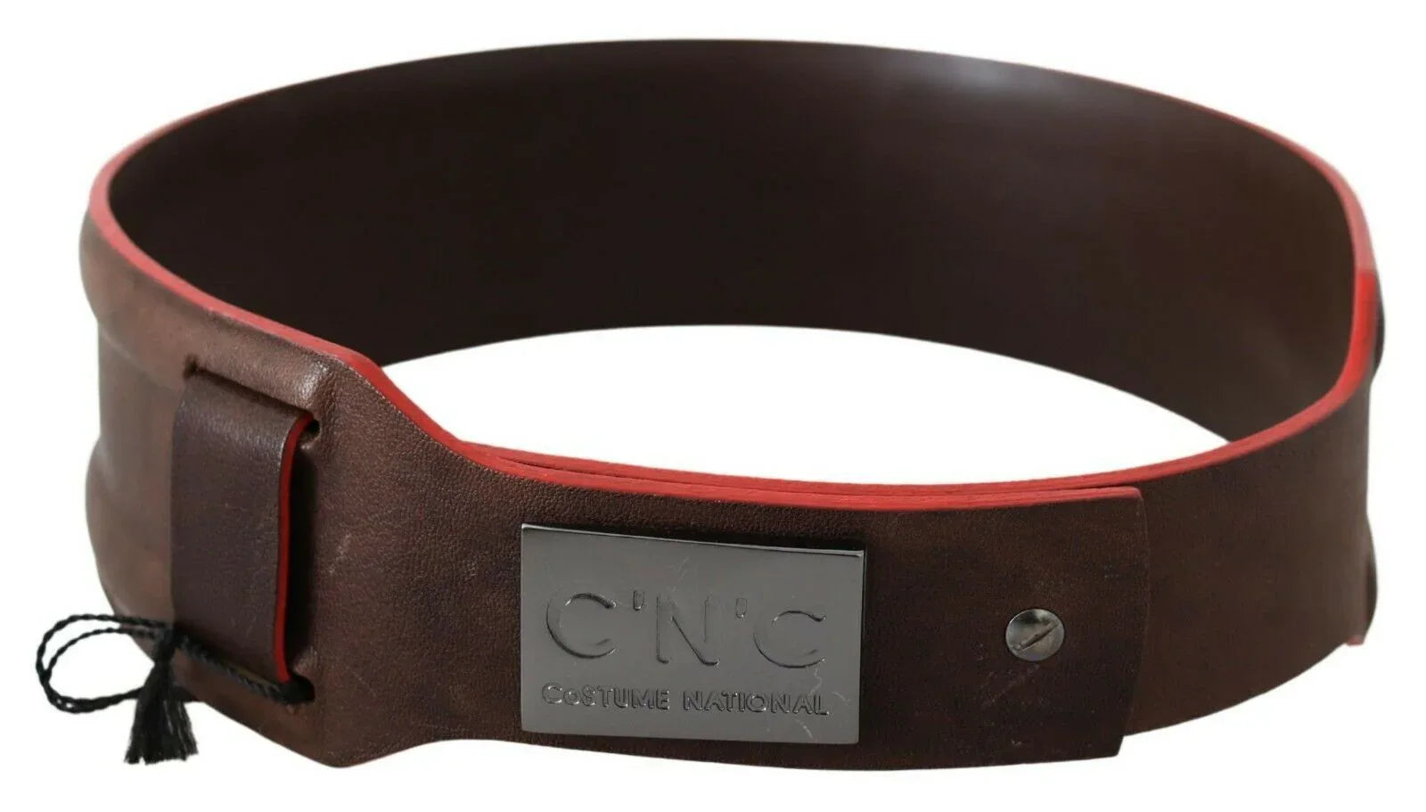 Costume National Dark Brown Genuine Leather Belt - Zeiniez