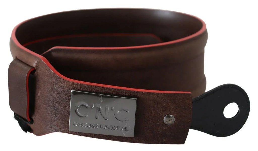 Costume National Dark Brown Genuine Leather Belt - Zeiniez