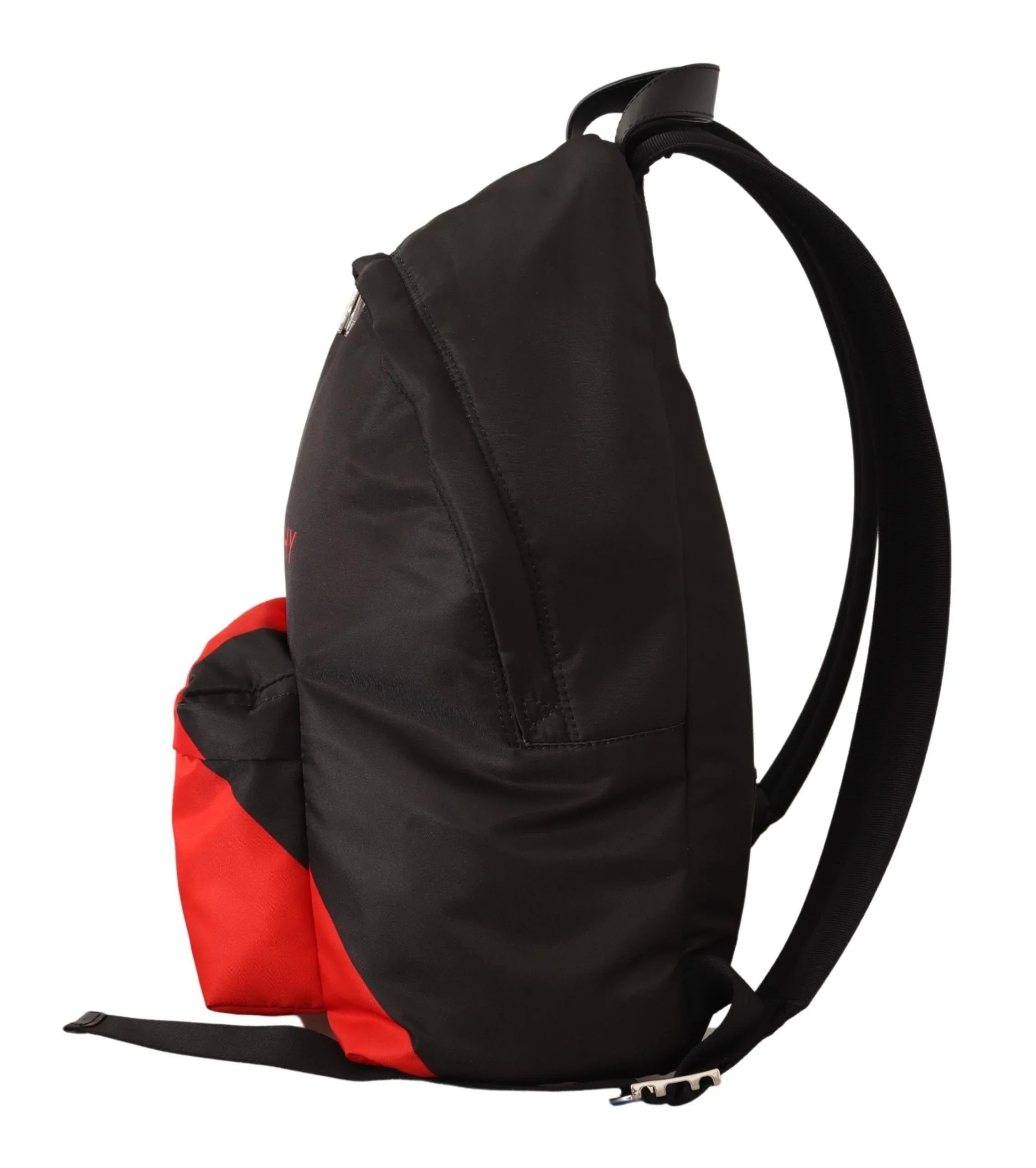 Givenchy Red & Black Nylon Urban Backpack - Zeiniez