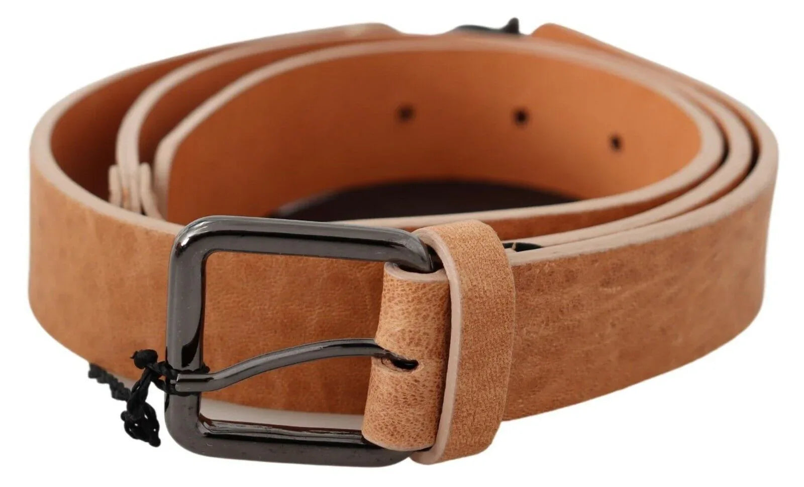 Costume National Light Brown Genuine Leather Belt - Zeiniez