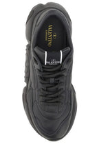 Valentino Black Calf Leather Garavani Sneakers - Zeiniez