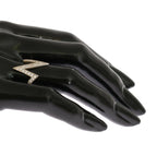 Nialaya Silver Authentic Womens Clear Ring - Zeiniez