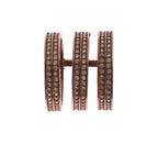 Nialaya Gold 925 Silver Clear CZ Pink Ring - Zeiniez