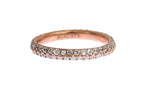 Nialaya Pink Gold 925 Silver Clear CZ Ring - Zeiniez