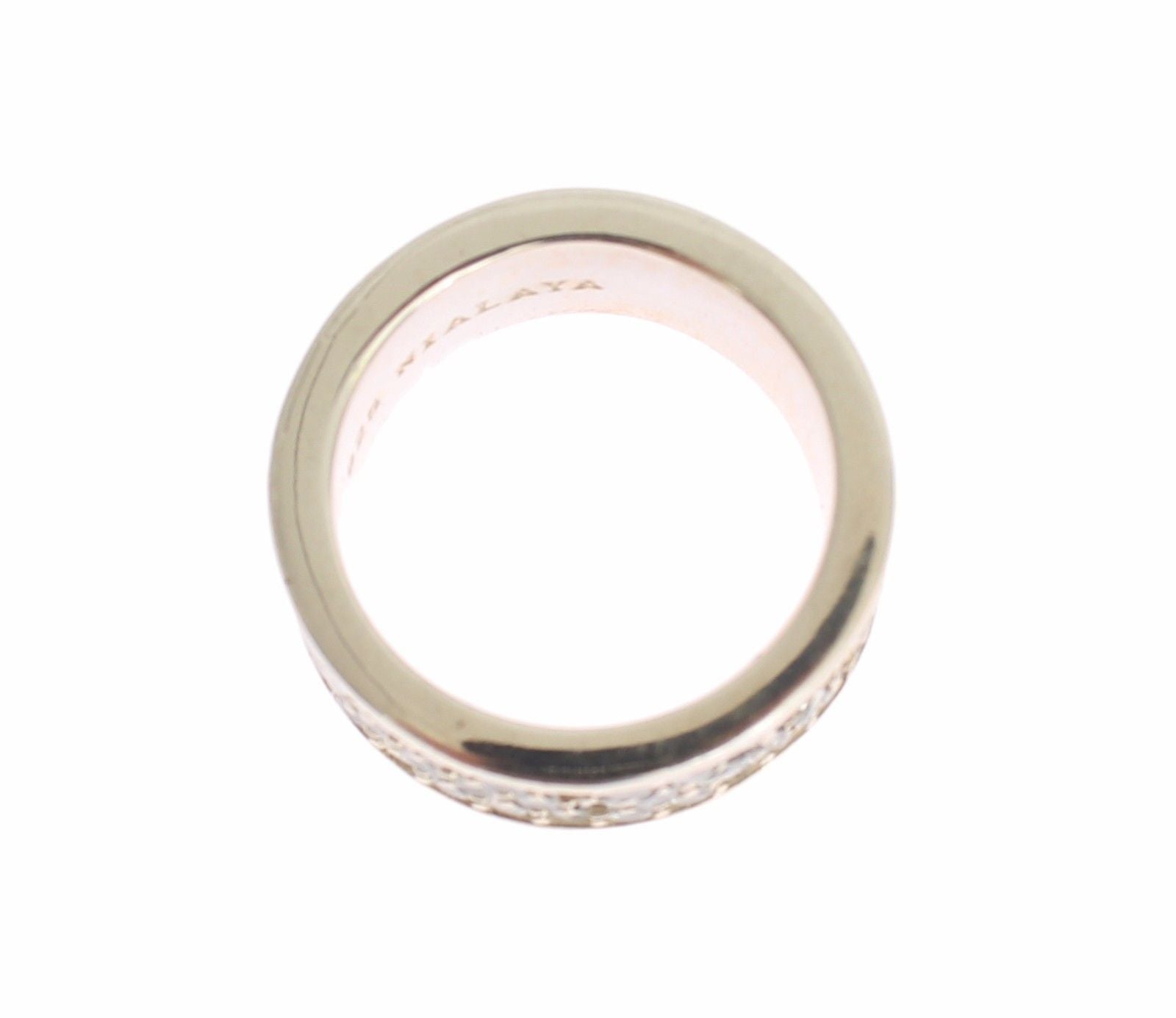 Nialaya Silver Womens CZ 925 Sterling Ring - Zeiniez