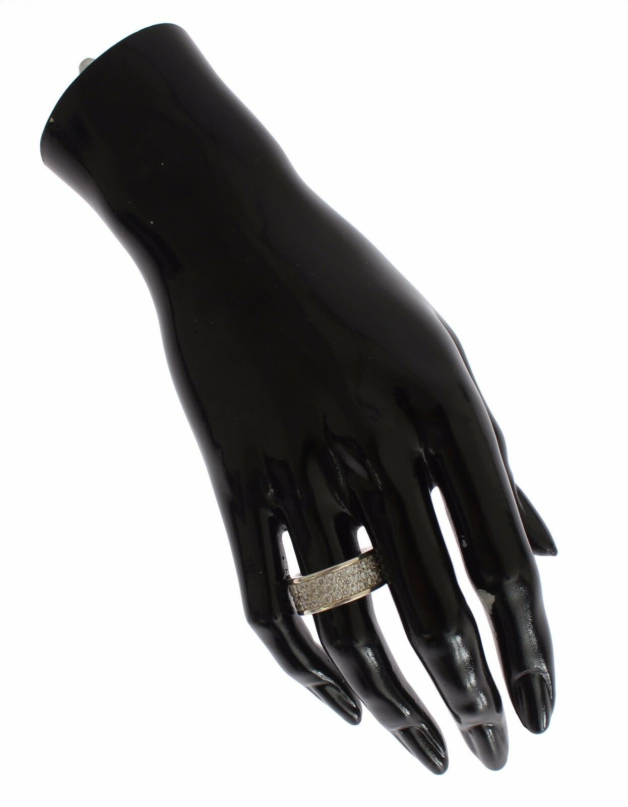 Nialaya Silver Womens CZ 925 Sterling Ring - Zeiniez