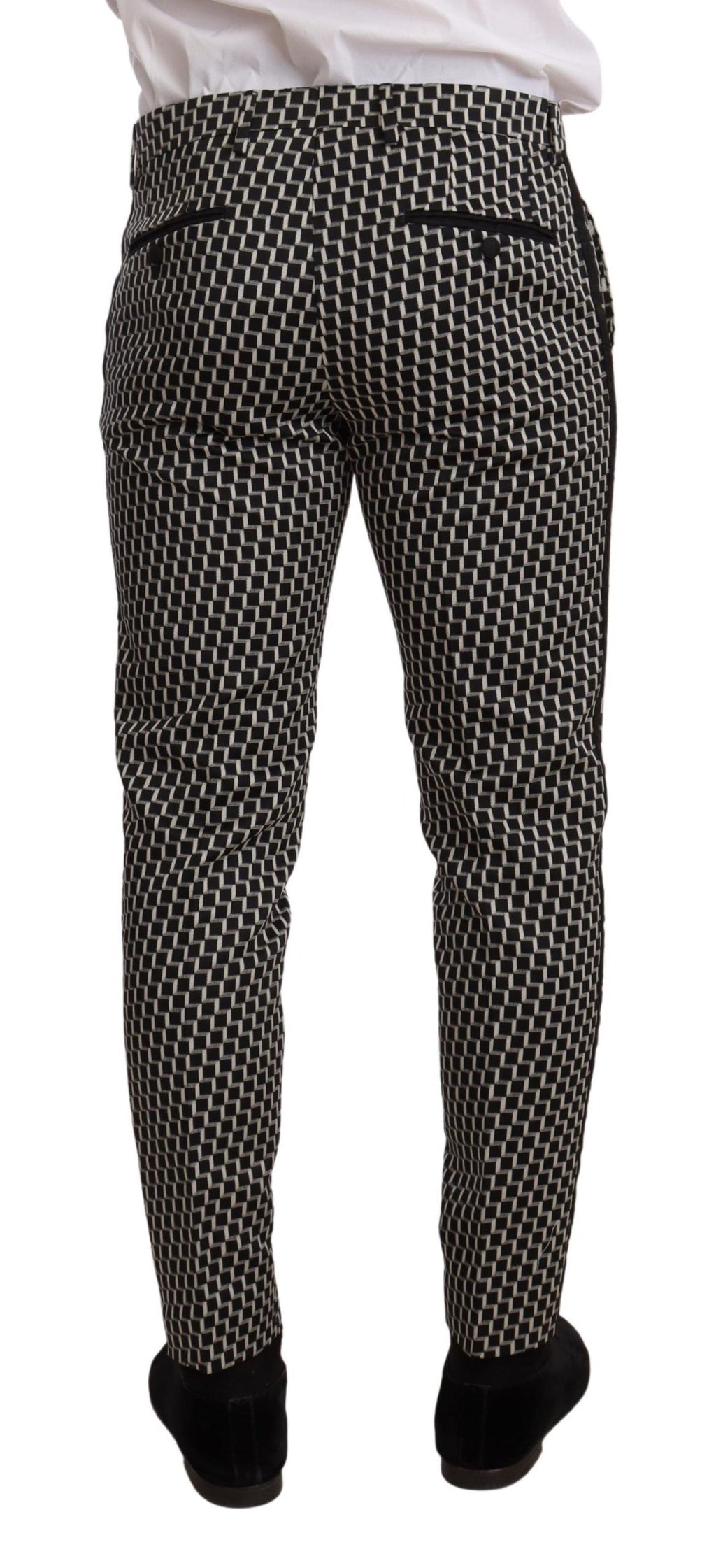 Dolce & Gabbana Dark Gray Check 3 Piece Set MARTINI Suit