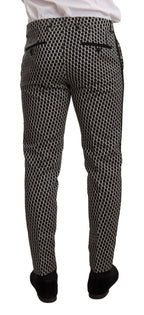 Dolce & Gabbana Dark Gray Check 3 Piece Set MARTINI Suit